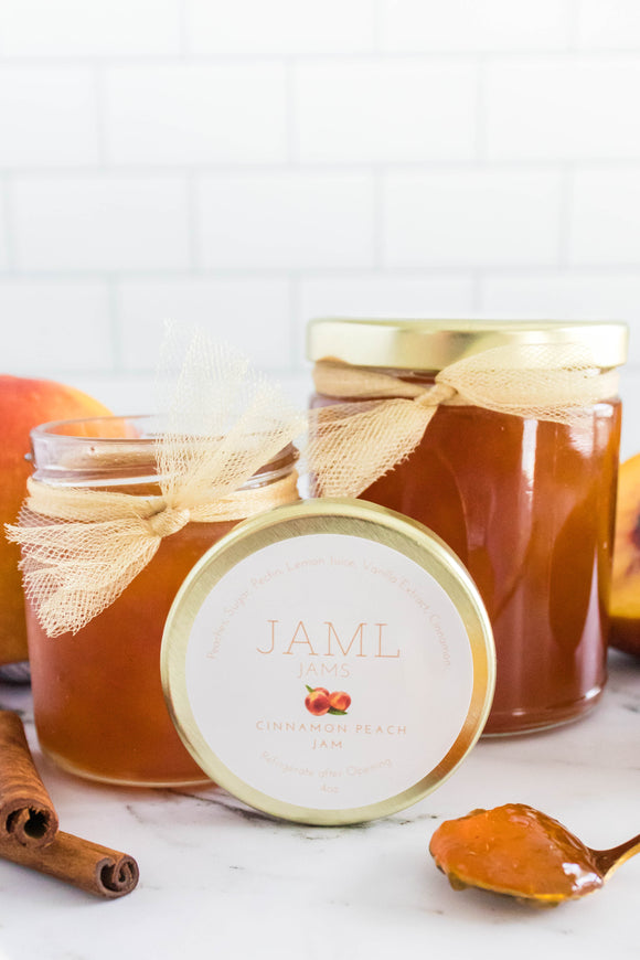 Cinnamon Peach Jam