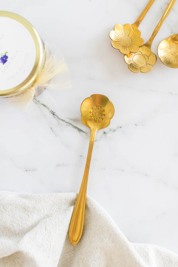 Golden Jam Spoon